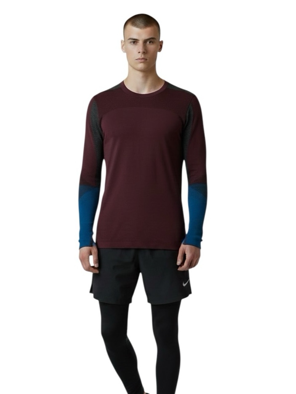 SmartWool Intraknit Thermal Base Layer Top Merino Wool Long Sleeve Mens Size M